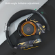 Casque Audio Gaming Sans Fil Bluetooth Rose Avec Lumières Ambiance et Microphone Amovible - www.yonis-shop.com