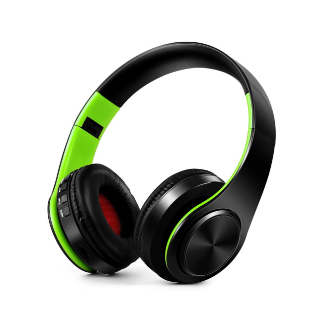 Casque Audio Bluetooth Sans Fil HIFI Stéréo Sport Blanc Bleu Polyvalent Avec Microphone Haute Sensibilité Et Fonction Filaire...