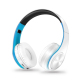 Casque Audio Bluetooth Sans Fil HIFI Stéréo Sport Blanc Bleu Polyvalent Avec Microphone Haute Sensibilité Et Fonction Filaire...