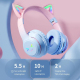 Casque Audio Bluetooth Sans Fil LED Oreilles De Chat Pliable Avec Microphone - www.yonis-shop.com