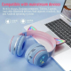 Casque Audio Bluetooth Sans Fil LED Oreilles De Chat Pliable Avec Microphone - www.yonis-shop.com