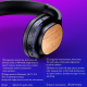 Casque Audio Bluetooth En Bois De Bambou Avec Carte Son Intégrée Et Réduction De Bruit - www.yonis-shop.com