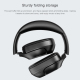 Casque Audio Bluetooth 5.0 Sans Fil Stéréo Avec Arceau Rétractable Autonomie 100h - www.yonis-shop.com