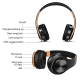 Casque Audio Sans Fil Bluetooth Pliable Avec Microphone Autonomie 10 Heures Compatible Tous Appareils - www.yonis-shop.com