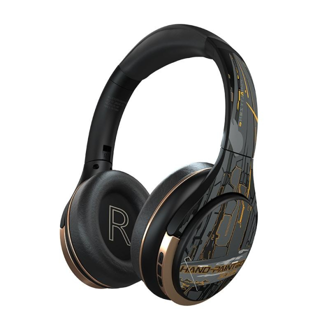 Casque Audio Bluetooth Sans Fil ANC Pour Gaming Avec Micro Amovible Et Lumières Atmosphériques - www.yonis-shop.com