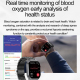 Montre Connectée Étanche IP68 Avec Écran AMOLED 2.04 Pouces et Appels Bluetooth - www.yonis-shop.com