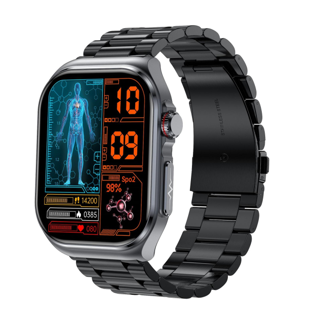 Montre Connectée Santé Avec ECG Suivi Cardiaque Oxygène Sanguin IP68 Et Appels Bluetooth - www.yonis-shop.com