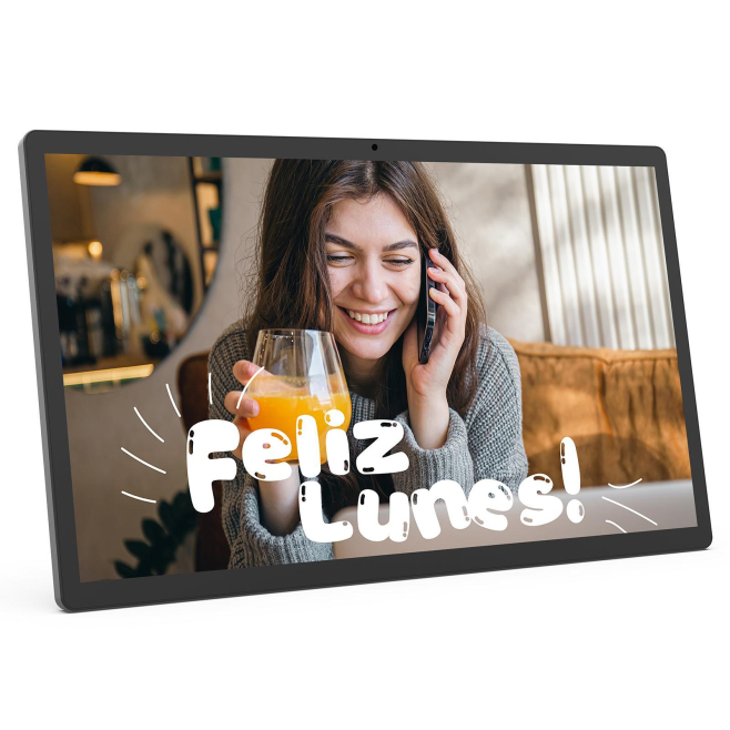 Cadre Photo Numérique 21.5 Pouces IPS Android 12 Écran Tactile Haute Résolution 4K WiFi Bluetooth 32GB - www.yonis-shop.com