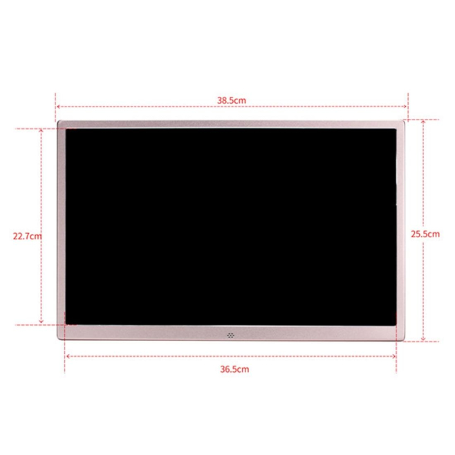 Cadre Photo Numérique 17 Pouces LED Haute Résolution 1440X900 Avec Télécommande et Support USB HDMI Or - www.yonis-shop.com