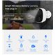 Camera IP 2K FHD Vision Nocturne Couleur Détection PIR Étanche Angle Large 150° Audio Bidirectionnel Stockage Cloud Gratuit -...