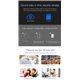 Camera IP 2K FHD Vision Nocturne Couleur Détection PIR Étanche Angle Large 150° Audio Bidirectionnel Stockage Cloud Gratuit -...