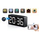 Réveil Caméra Espion 4K Wifi Vision Nocturne Large Angle Compatible iOS Android Détection de Mouvement et Audio - www.yonis-s...