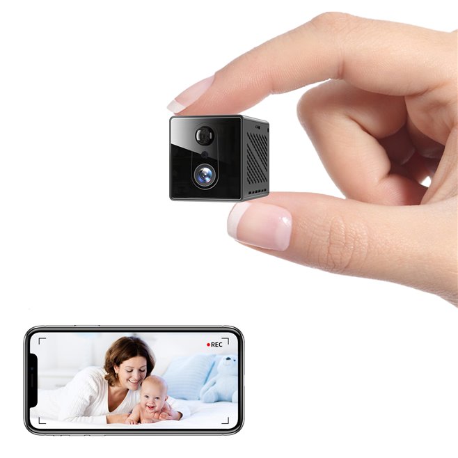 Camera IP Extérieure Mini Avec Vision Nocturne Détection De Mouvement Et Audio Bidirectionnel WiFi Haute Définition Stockage ...