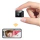 Camera IP Mini WiFi HD Vision Nocturne 1080P Grand Angle 150° Batterie Longue Durée Stockage Cloud Détection Mouvement - www....
