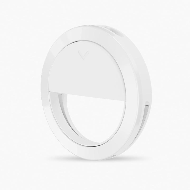 Ring Light LED Selfie Vidéo Conférence Grande Capacité Lumière Réglable Protection Yeux Compacte Facile À Transporter - www.y...