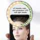 Ring Light LED Selfie Vidéo Conférence Grande Capacité Lumière Réglable Protection Yeux Compacte Facile À Transporter - www.y...