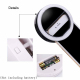 Ring Light LED Pour Selfie Et Photographie Avec Lumière Douce Et Couverture Large - www.yonis-shop.com