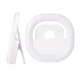 Ring Light Rechargeable Clip Pour Selfie Avec Lumière Réglable Et Batterie Longue Durée