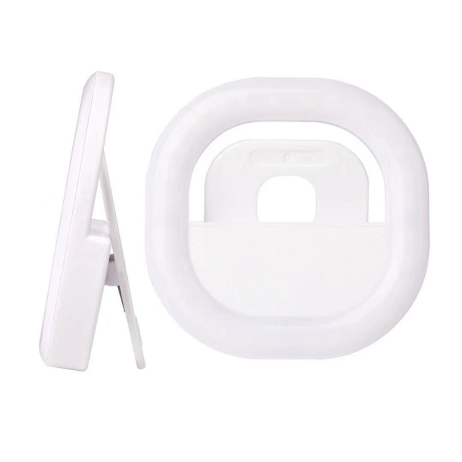 Ring Light Rechargeable Clip Pour Selfie Avec Lumière Réglable Et Batterie Longue Durée - www.yonis-shop.com