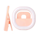 Ring Light Rechargeable Clip Pour Selfie Avec Lumière Réglable Et Batterie Longue Durée - www.yonis-shop.com
