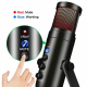 Microphone Gaming E-Sports Avec Éclairage RGB Immersif Et Réduction Intelligente Du Bruit Pour Streaming Et Conférences - www...