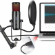 Microphone Gaming E-Sports Avec Éclairage RGB Immersif Et Réduction Intelligente Du Bruit Pour Streaming Et Conférences - www...