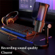 Microphone Professionnel De Bureau Avec Lumières RGB Pour Un Son Clair Et Immersif - www.yonis-shop.com
