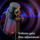 Microphone Professionnel De Bureau Avec Lumières RGB Pour Un Son Clair Et Immersif - www.yonis-shop.com