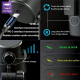 Microphone Professionnel De Bureau Avec Lumières RGB Pour Un Son Clair Et Immersif - www.yonis-shop.com