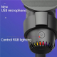 Microphone USB à Réduction de Bruit Avec Lumière RGB et Base Métallique Stable Pour PC et Enregistrement - www.yonis-shop.com
