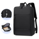 Sac À Dos Ordinateur Étanche Grande Capacité Avec Port USB Et Bretelles Confortables En Tissu Résistant