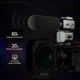 Caméscope Numérique 4K HD Vision Nocturne WiFi Zoom Optique 12X Avec Microphone Et Support Poignée Noir - www.yonis-shop.com