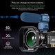 Caméscope Numérique 4K Ultra HD Avec Vision Nocturne Écran Tactile 3.1 Pouces WiFi Zoom 30x Microphone Externe Inclus - www.y...