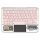 Clavier Pour Tablette Sans Fil RGB Rétroéclairé Bluetooth Compatible Multi-Dispositifs Avec Pavé Tactile Et Longue Autonomie ...