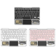 Clavier Pour Tablette Sans Fil RGB Rétroéclairé Bluetooth Compatible Multi-Dispositifs Avec Pavé Tactile Et Longue Autonomie ...