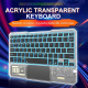 Clavier Pour Tablette Sans Fil RGB Rétroéclairé Bluetooth Compatible Multi-Dispositifs Avec Pavé Tactile Et Longue Autonomie ...