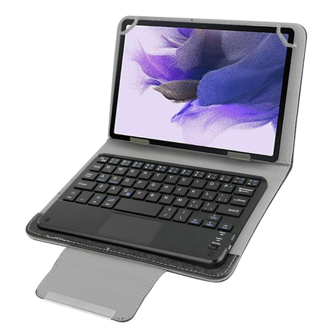 Clavier Pour Tablette Universel Détachable Magnétique En Cuir Avec Pavé Tactile Et Support Pour Tablettes 7 Pouces IOS Androi...