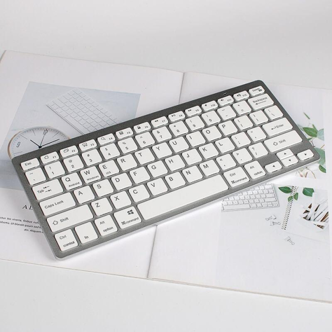 Clavier Pour Tablette Ultra-Mince Sans Fil Bluetooth Compatible Android IOS Windows - www.yonis-shop.com