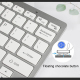 Clavier Pour Tablette Ultra-Mince Sans Fil Bluetooth Compatible Android IOS Windows - www.yonis-shop.com