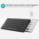 Clavier Pour Tablette Ultra-Mince Sans Fil Bluetooth Compatible Android IOS Windows - www.yonis-shop.com