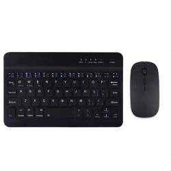 Clavier Pour Tablette Sans Fil Bluetooth Universel Compact Et Léger Pour Téléphones Et iPad 7-8 Pouces Design Élégant Batteri...