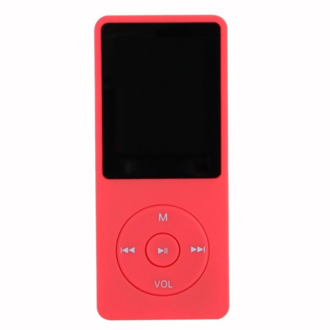 Lecteur MP3 Écran LCD Portable Radio FM Jeux Vidéo Films Mémoire 4GB Rouge Haute Qualité Sonore - www.yonis-shop.com