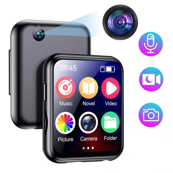Lecteur MP3 Avec Écran Couleur Haute Définition Appareil Photo Numérique Bluetooth Son Hi-Fi et Extensible Jusqu'à 256 Go - w...
