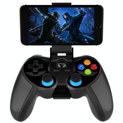 Gamepad Bluetooth Étirable Compatible Android iOS Avec Joystick Haute Précision Et Support Téléphone Intégré 95mm Noir - www....
