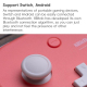 Gamepad Sans Fil Bluetooth Précision Élevée Avec Capteur De Mouvement Et Vibration Pour Switch Et Android Couleur Bleue - www...