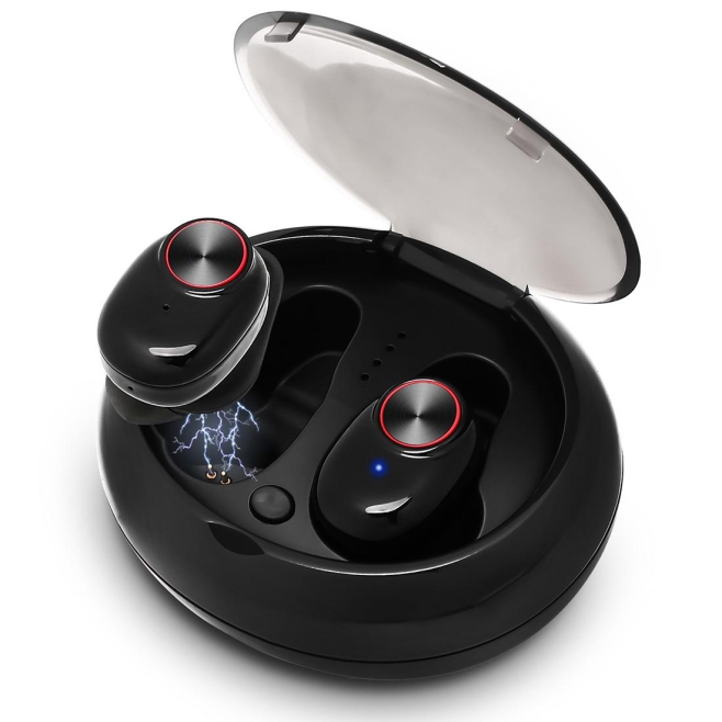 Ecouteurs Bluetooth Sans Fil Anti Bruit Sport Avec Boîtier De Charge Compatible iPhone Android - www.yonis-shop.com