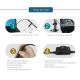 Microscope USB HD Portable 500x Avec Éclairage LED Réglable Et Outils De Mesure Professionnels - www.yonis-shop.com