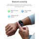 Montre Connectée Bluetooth Multifonction Suivi Santé Cardiaque Pression Artérielle Oxymètre Sommeil Écran Tactile Haute Défin...