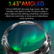 Montre Connectée Bluetooth Appels Avec Écran AMOLED 1.43 Pouces Détection Cardiaque et Oxygène Notifications Multisports et M...
