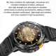 Montre Connectée Bluetooth Appels Avec Écran AMOLED 1.43 Pouces Détection Cardiaque et Oxygène Notifications Multisports et M...